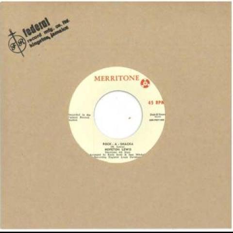 7inch Record HOPETON LEWIS Rock A Shacka I Dont Want Troubl DSRFED7025 MerritoneDub S 1966 Japan Reggae Ska Dub
7inch Record HOPETON LEWIS Rock A Shacka I Dont Want Troubl DSRFED7025 MerritoneDub S 1966 Japan Reggae Ska Dub