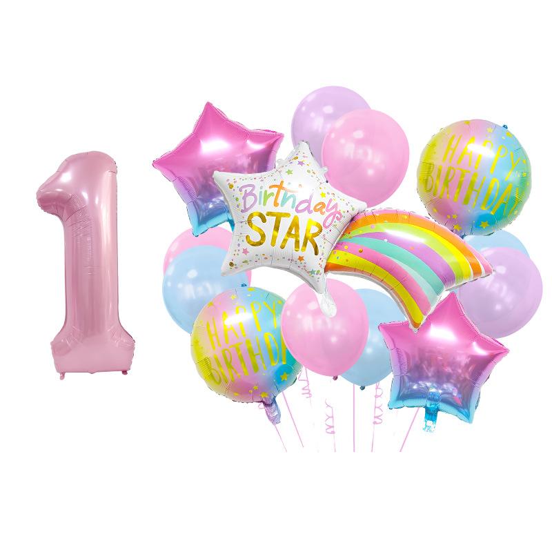 Color Dream Birthday Meteor Aluminum Film Balloon Set Birthday Party Background Decoration Fantasy Meteor Set 1
Color Dream Birthday Meteor Aluminum Film Balloon Set Birthday Party Background Decoration Fantasy Meteor Set 1