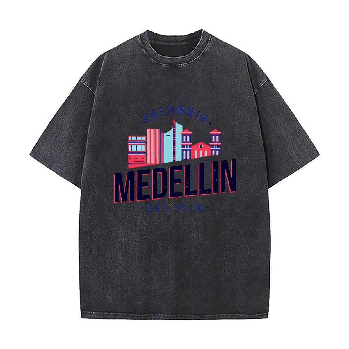 Medellin Colombia Skyline Logo Mens Summer Tshirt Short Sleeve Loose Streetwear Short Sleeve Tops S
Medellin Colombia Skyline Logo Mens Summer Tshirt Short Sleeve Loose Streetwear Short Sleeve Tops S