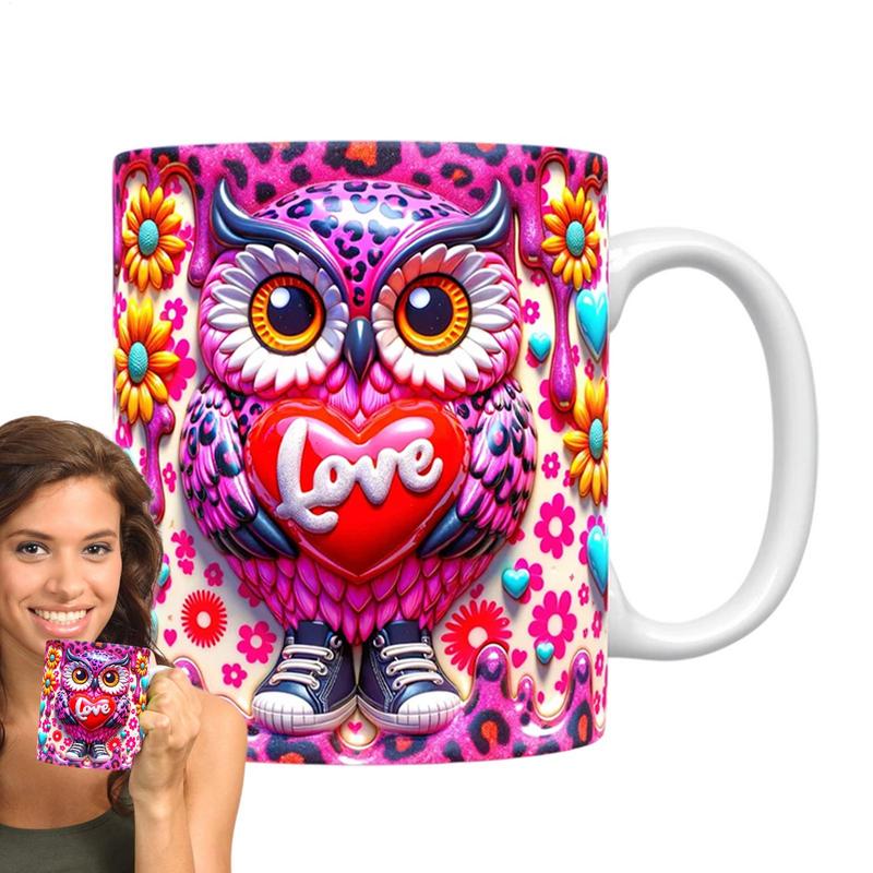 Owl Cup Cartoon Ceramic Pottery Mugs 350ml Decorative Water Cup Colorful Valentine Tumbler Novelty Tea Cups For Hot Ice Drink 350ml
Owl Cup Cartoon Ceramic Pottery Mugs 350ml Decorative Water Cup Colorful Valentine Tumbler Novelty Tea Cups For Hot Ice Drink 350ml