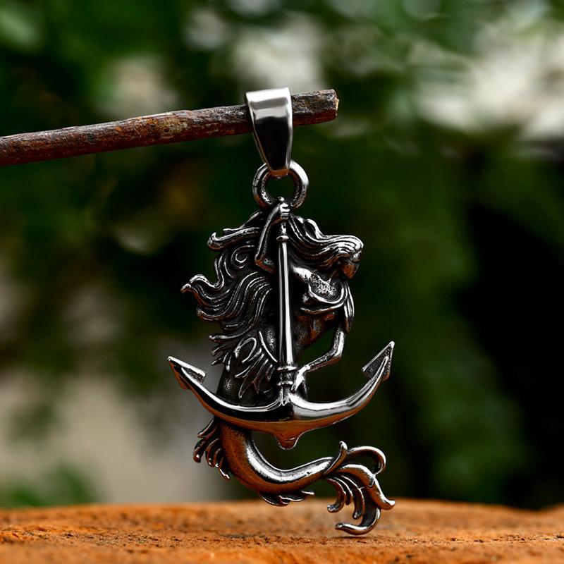 BEIER Stainless Steel 2023 New Special Design Viking Mermaid Anchor Necklace Anchor Cross Antique Pendant Retro Men s Jewelry
BEIER Stainless Steel 2023 New Special Design Viking Mermaid Anchor Necklace Anchor Cross Antique Pendant Retro Men s Jewelry