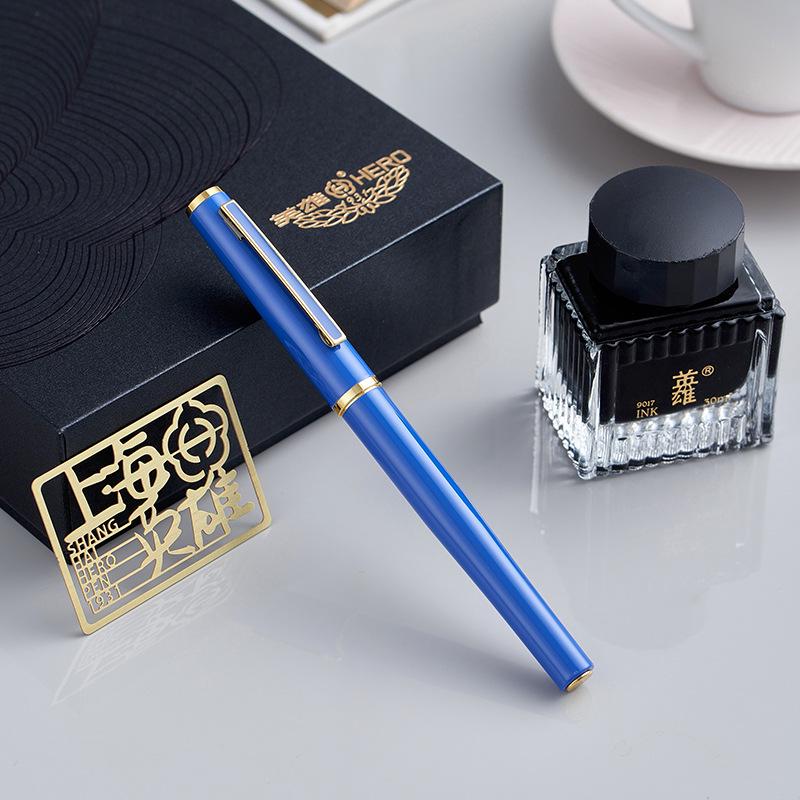 HERO E518 Fountain Pen Ink Gift Set: Customizable Logo, Ideal for Business Gifts & Student Practice
HERO E518 Fountain Pen Ink Gift Set: Customizable Logo, Ideal for Business Gifts & Student Practice