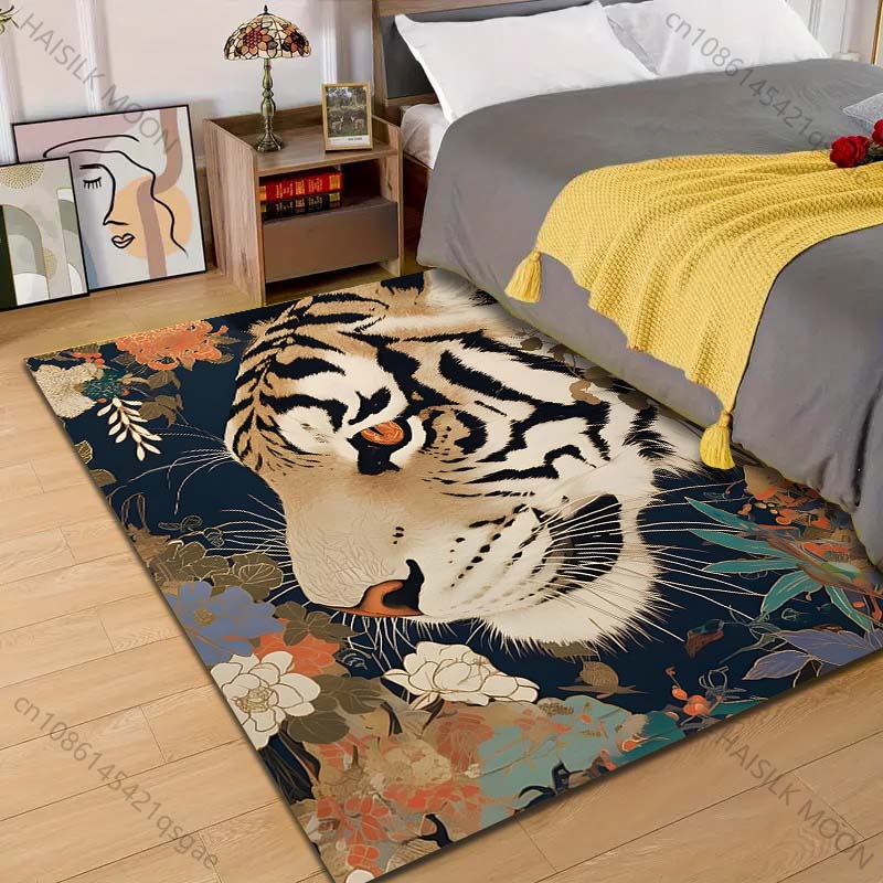 1PC Tiger profile with floral Pattern Rug Carpets for Bedroom Living Room Sofa Mat Creative Door Mat Cloakroom Home Decor 40cm x 60cm
1PC Tiger profile with floral Pattern Rug Carpets for Bedroom Living Room Sofa Mat Creative Door Mat Cloakroom Home Decor 40cm x 60cm