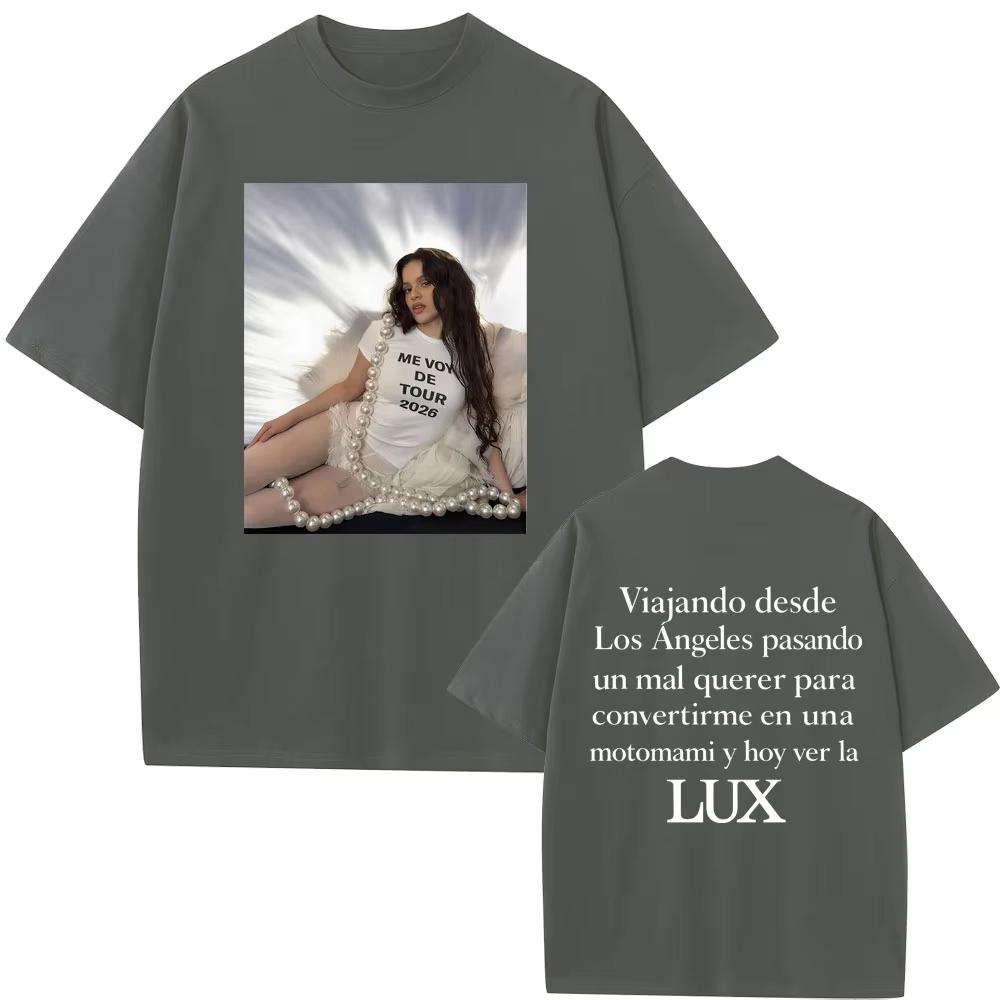 Singer Rosalia Lux Me Vov De Tour 2026 Tshirt Unisex Women Fashion Casual Hip HopTOversized Streetwear Unisex 4XL
Singer Rosalia Lux Me Vov De Tour 2026 Tshirt Unisex Women Fashion Casual Hip HopTOversized Streetwear Unisex 4XL