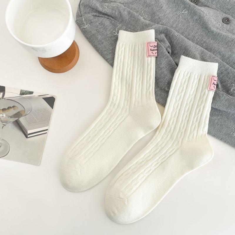 Девушки Весна Все Сборки Преппи Стиль Каблук Ткань Логотип В Трубе Махровые Носки 1 pair
Девушки Весна Все Сборки Преппи Стиль Каблук Ткань Логотип В Трубе Махровые Носки 1 pair