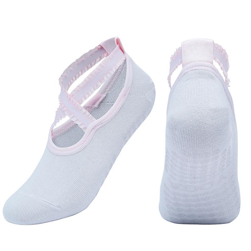 Combed Cotton Non-slip Cross Strap Yoga Socks Women Sport Ladies Lace Edge Silicone Gym Pilates Ballet Dance Socks Stylish Appearance US 5-9 EU 35-40
Combed Cotton Non-slip Cross Strap Yoga Socks Women Sport Ladies Lace Edge Silicone Gym Pilates Ballet Dance Socks Stylish Appearance US 5-9 EU 35-40