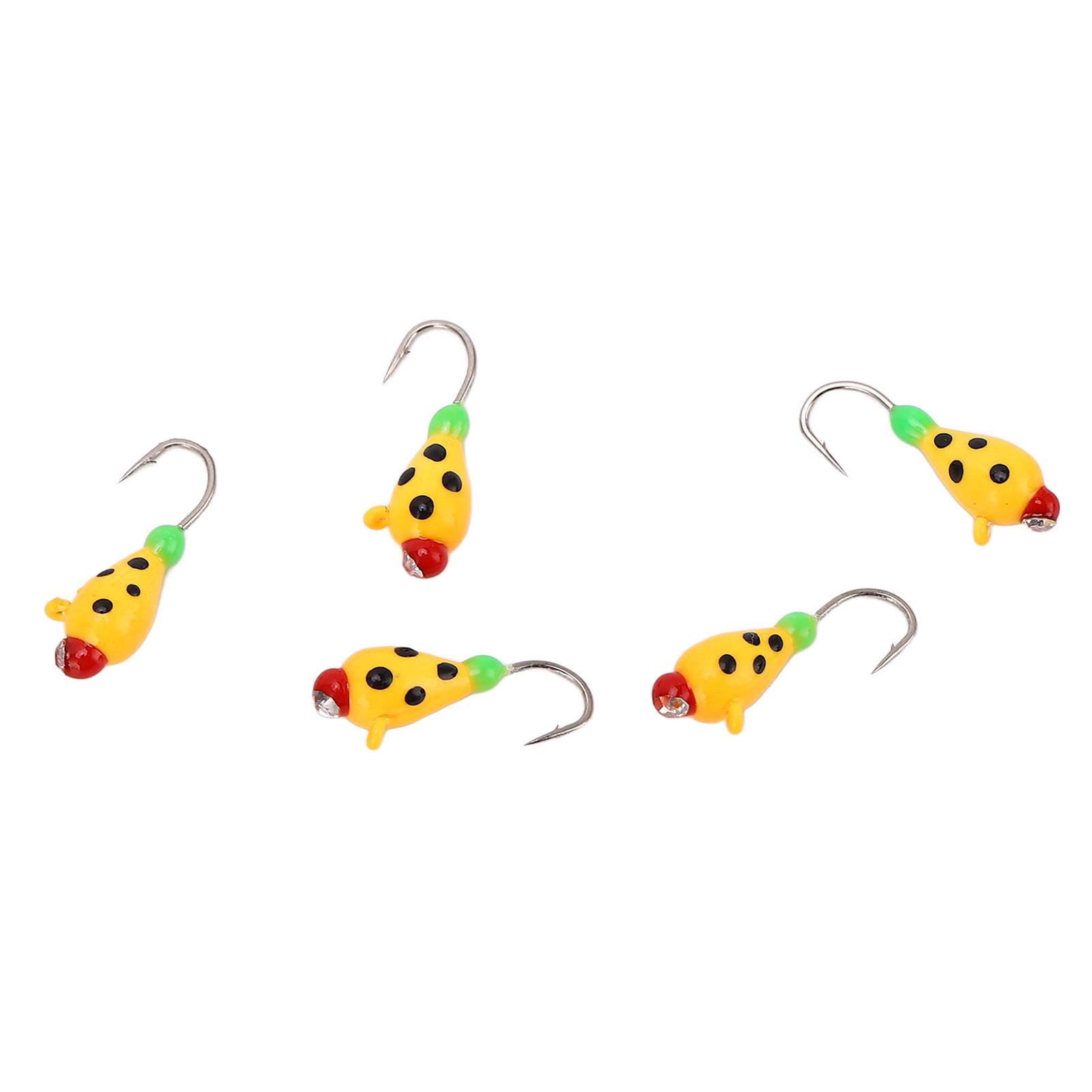 5 шт. Крючки для подледной рыбалки Высокоуглеродистая сталь Джиг-головки Набор Зимние рыболовные приманки Головки для улицы
5 шт. Крючки для подледной рыбалки Высокоуглеродистая сталь Джиг-головки Набор Зимние рыболовные приманки Головки для улицы