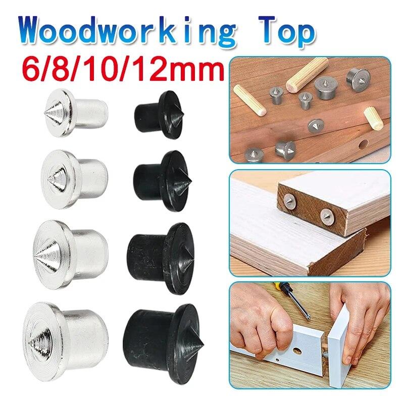 8pc Panel Furniture Positioning Woodworking round Wooden Tenon Black Top DIY Silver Locator Wooden Pin Center Punch Tool Set
8pc Panel Furniture Positioning Woodworking round Wooden Tenon Black Top DIY Silver Locator Wooden Pin Center Punch Tool Set