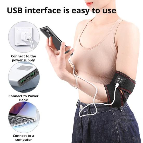 Электрическая грелка для локтя при тендините и теннисном локте, 3 уровня, согревающая повязка для руки, согревающий бандаж для локтя, рукав для артрита, облегчение боли в суставах чёрный
Электрическая грелка для локтя при тендините и теннисном локте, 3 уровня, согревающая повязка для руки, согревающий бандаж для локтя, рукав для артрита, облегчение боли в суставах чёрный