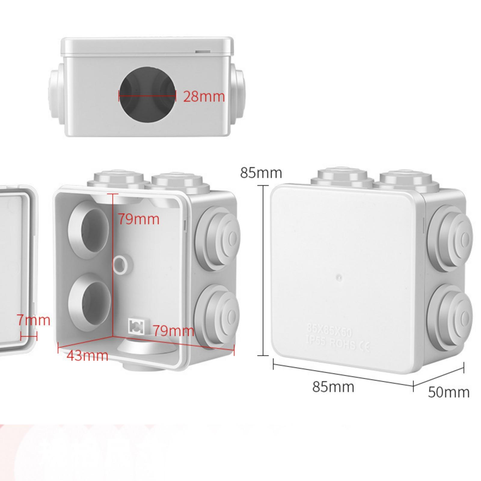 Weatherproof Plastic Connection Box to Prevent Water and Dust Ingress for Various Security Camera 1
Weatherproof Plastic Connection Box to Prevent Water and Dust Ingress for Various Security Camera 1