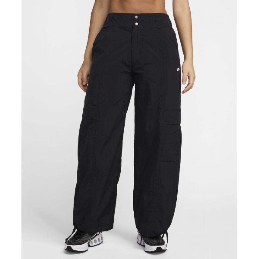 Брюки NIKE Dry Fit One с высокой талией и складками W, черные, белые HJ6858 010 M 
Брюки NIKE Dry Fit One с высокой талией и складками W, черные, белые HJ6858 010 M