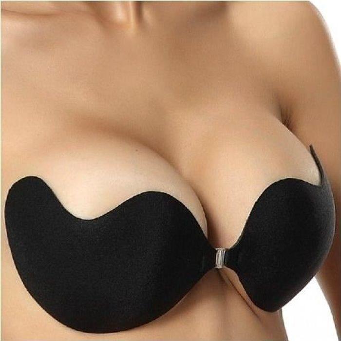 Soutien-Gorge Push-Up Auto-Adhésif - V - Noir - Réutilisable - Sans Bretelles - Silicone
Soutien-Gorge Push-Up Auto-Adhésif - V - Noir - Réutilisable - Sans Bretelles - Silicone