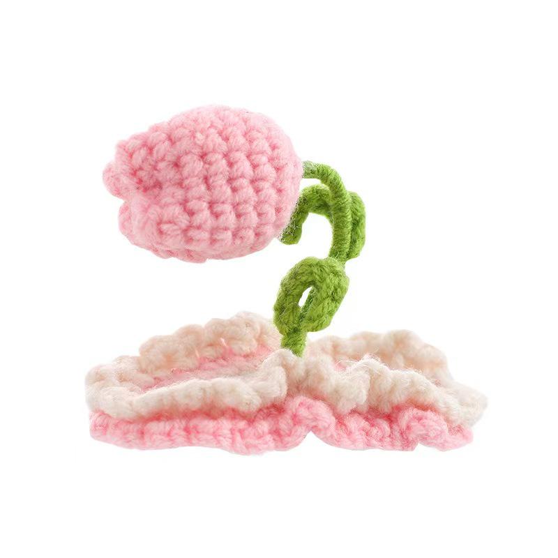 Hand-Knitted Wool Tulip Hair Clip - Comfortable 3D Princess Hair Accessory for Girls and Babies Ak336
Hand-Knitted Wool Tulip Hair Clip - Comfortable 3D Princess Hair Accessory for Girls and Babies Ak336