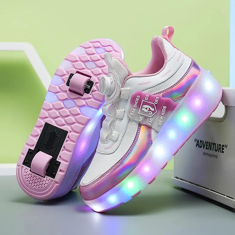 Дитячі LED роликові ковзани-кросівки для перегонів з 2 колесами Дитячі швидкісні ролики для дівчинки та хлопчика Кросівки-ковзани зі знімними колесами 40 рожевий
Дитячі LED роликові ковзани-кросівки для перегонів з 2 колесами Дитячі швидкісні ролики для дівчинки та хлопчика Кросівки-ковзани зі знімними колесами 40 рожевий