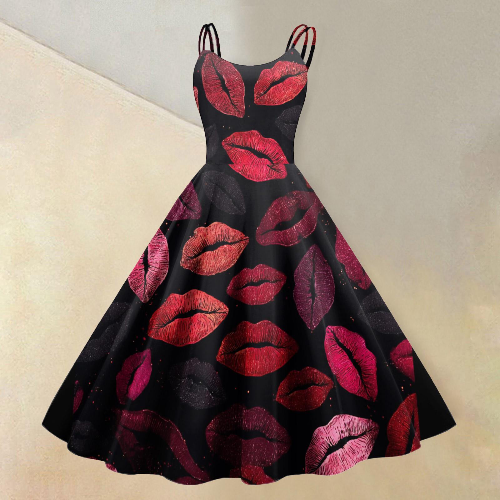 Women s Valentine s Day Love Heart Print Sexy Off Shoulder Vintage Dress XXL чорний
Women s Valentine s Day Love Heart Print Sexy Off Shoulder Vintage Dress XXL чорний