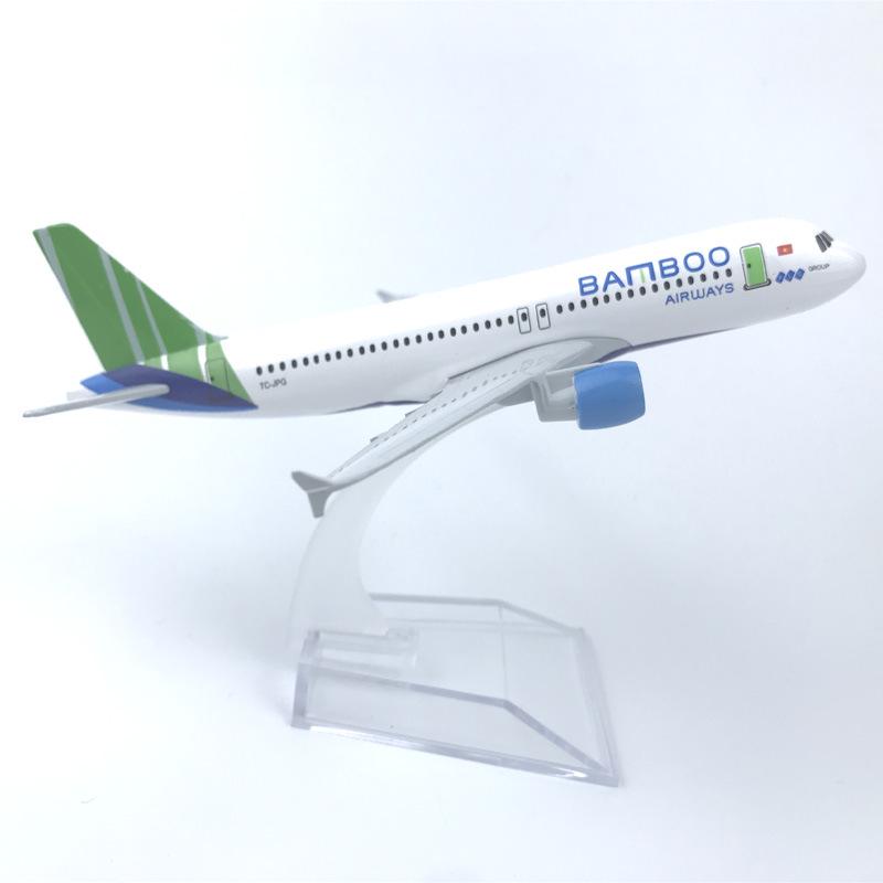 16cm Alloy Airplane Model Bamboo Airways Airbus A320 Collectible With Landing Gear Children s Toy Gift
16cm Alloy Airplane Model Bamboo Airways Airbus A320 Collectible With Landing Gear Children s Toy Gift