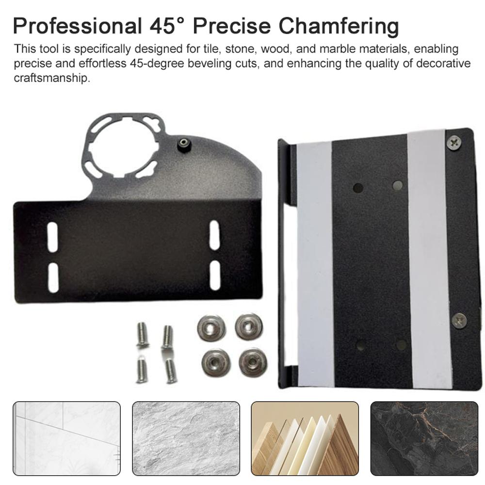 100-Type Angle Grinder Stand Chamfering Tool Portable 45 degrees Tile Chamferer for Tile Stone Wood Marble
100-Type Angle Grinder Stand Chamfering Tool Portable 45 degrees Tile Chamferer for Tile Stone Wood Marble