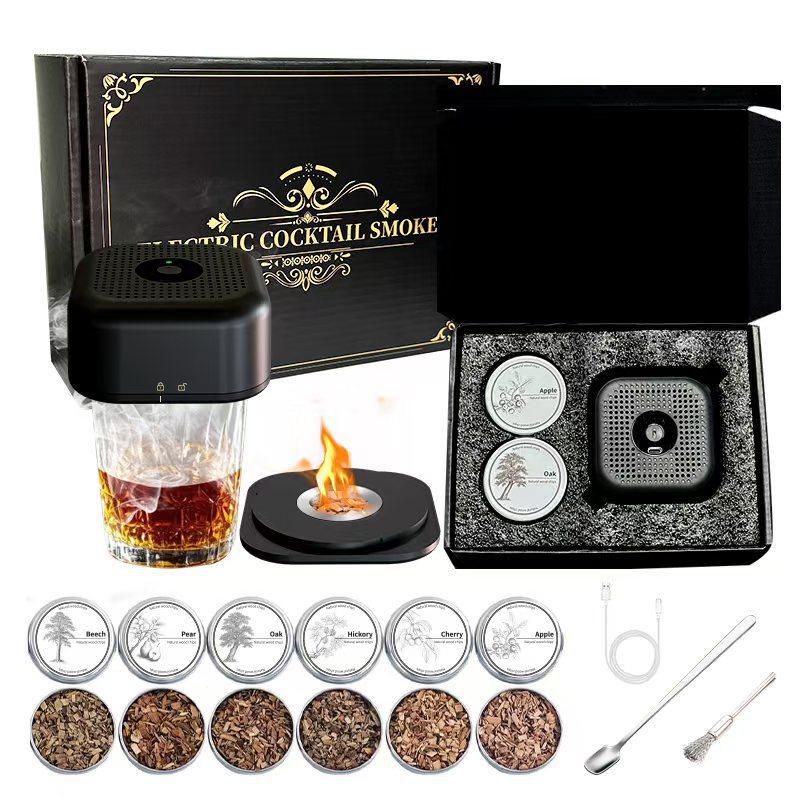 Rechargeable Whiskey Smoker and Vacuum Sealing Cocktail Shaker Set
Rechargeable Whiskey Smoker and Vacuum Sealing Cocktail Shaker Set