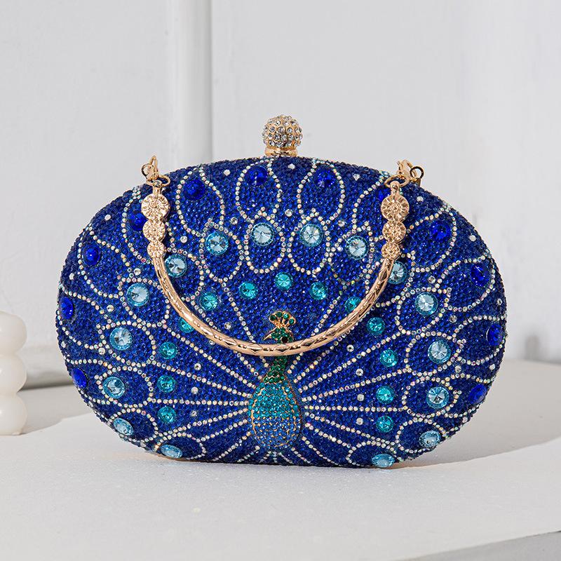 Circular Design Women Evening Bags Rhinestones Party Wedding Bridal Clutch Bag Diamonds Metal Peacock Animal Small Handbags синий
Circular Design Women Evening Bags Rhinestones Party Wedding Bridal Clutch Bag Diamonds Metal Peacock Animal Small Handbags синий