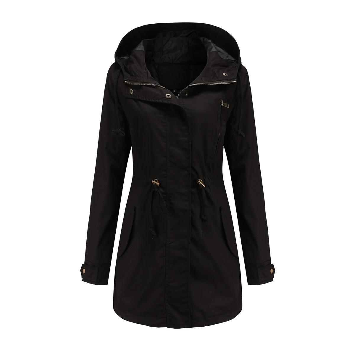 2026 Women s Plus Size Cotton Hooded Windbreaker - Spring/Autumn Loose Solid Color Coat 4XL чорний
2026 Women s Plus Size Cotton Hooded Windbreaker - Spring/Autumn Loose Solid Color Coat 4XL чорний