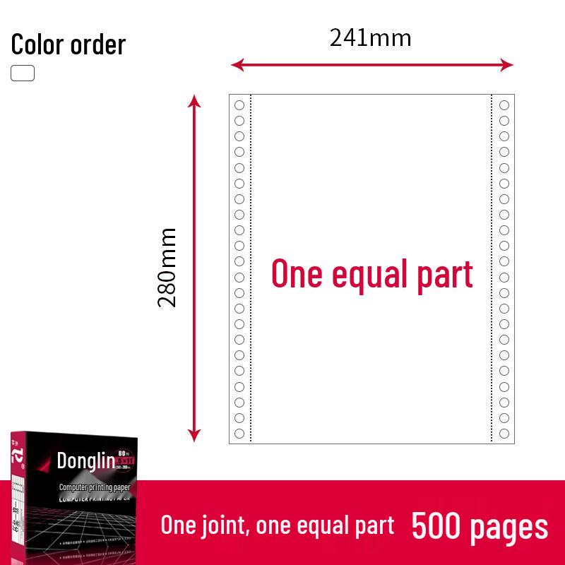 Multi-Part Pinfeed Computer Print Paper: 1-Part, 2-Part, 3-Part, 4-Part, 5-Part, with Equal Parts Options
Multi-Part Pinfeed Computer Print Paper: 1-Part, 2-Part, 3-Part, 4-Part, 5-Part, with Equal Parts Options