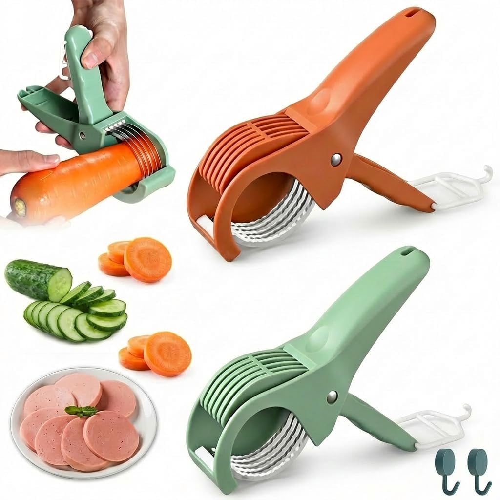 Fruit and Vegetable Slicer with 2 Portable Hooks, 2026 Upgraded Food Manual Slicer, Ideal for Banana, United States
Fruit and Vegetable Slicer with 2 Portable Hooks, 2026 Upgraded Food Manual Slicer, Ideal for Banana, United States
