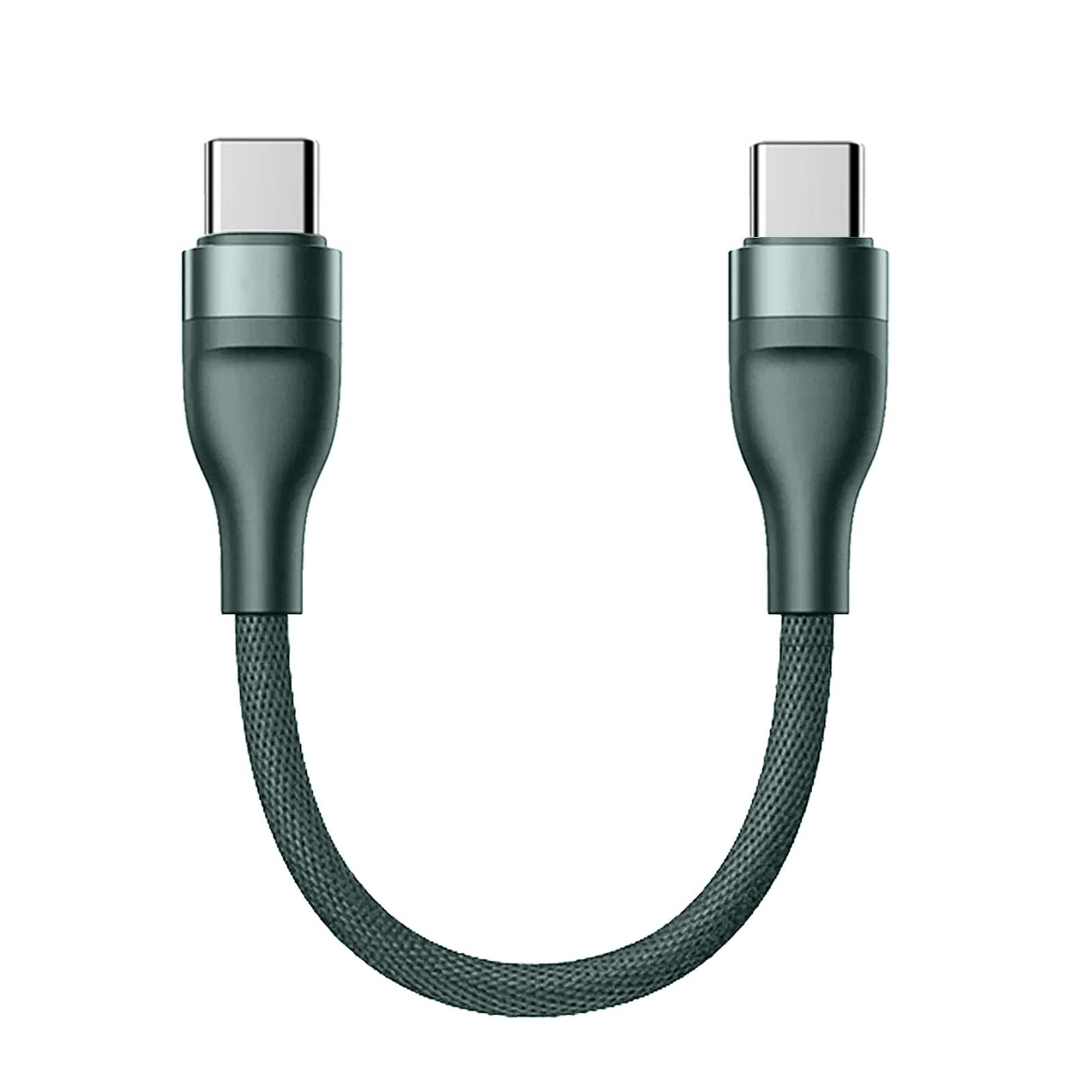 Короткий зарядный кабель USB C - USB C, зарядный кабель Type C, быстрая зарядка 66 Вт для PadPro 2020, переключателей PadAir4 и многого другого зелёный
Короткий зарядный кабель USB C - USB C, зарядный кабель Type C, быстрая зарядка 66 Вт для PadPro 2020, переключателей PadAir4 и многого другого зелёный
