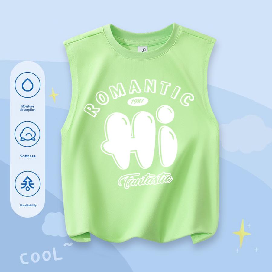 Boys Summer Thin Printed T-Shirt, Kids Sleeveless Top, Large Sizes 160cm фарби люмінесцентні помаранчевий колір
Boys Summer Thin Printed T-Shirt, Kids Sleeveless Top, Large Sizes 160cm фарби люмінесцентні помаранчевий колір