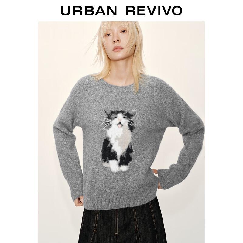 Женский милый жаккардовый трикотажный свитер с котиком XS
Женский милый жаккардовый трикотажный свитер с котиком XS