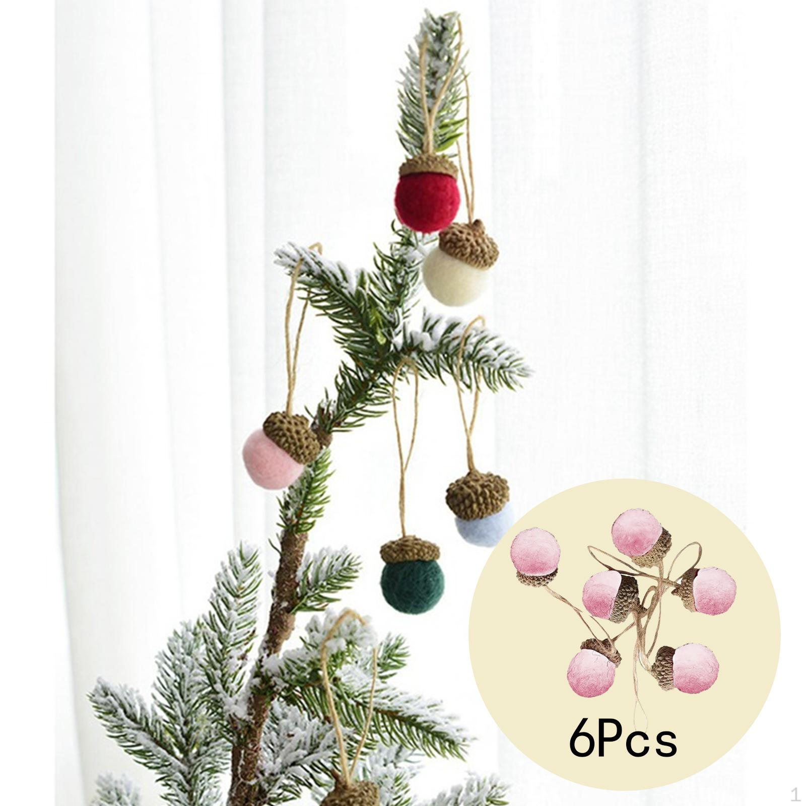6 Pieces Christmas Acorn Ornaments Xmas Tree Decor Decoration for Year Indoor рожевий
6 Pieces Christmas Acorn Ornaments Xmas Tree Decor Decoration for Year Indoor рожевий
