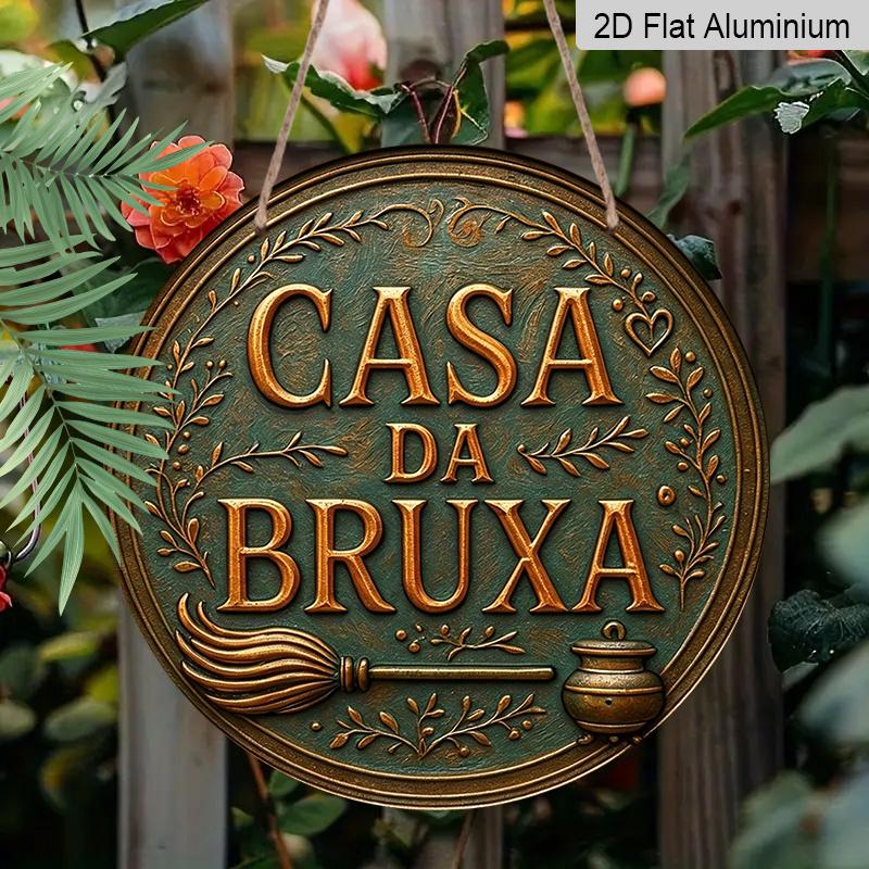 2D Flat Aluminum Vintage Portuguese Witch s Hut Sign Wall Decoration, Available in Various Sizes. Suitable for Cafes, Living Rooms, Kitchens, Bars 20*20cm
2D Flat Aluminum Vintage Portuguese Witch s Hut Sign Wall Decoration, Available in Various Sizes. Suitable for Cafes, Living Rooms, Kitchens, Bars 20*20cm