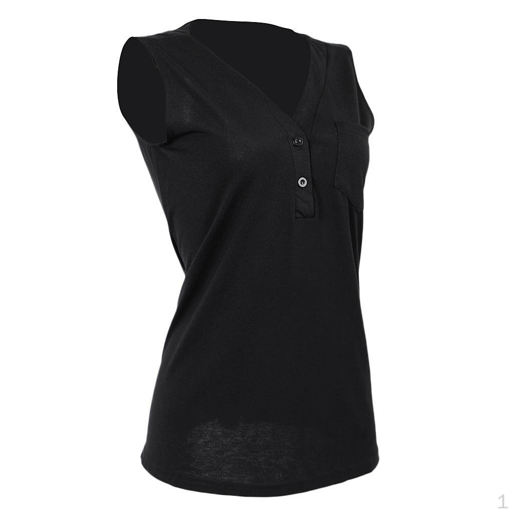 Sleeveless Tank Tops Flowy Casual Blouse Loose Fit Multicolor Black L
Sleeveless Tank Tops Flowy Casual Blouse Loose Fit Multicolor Black L