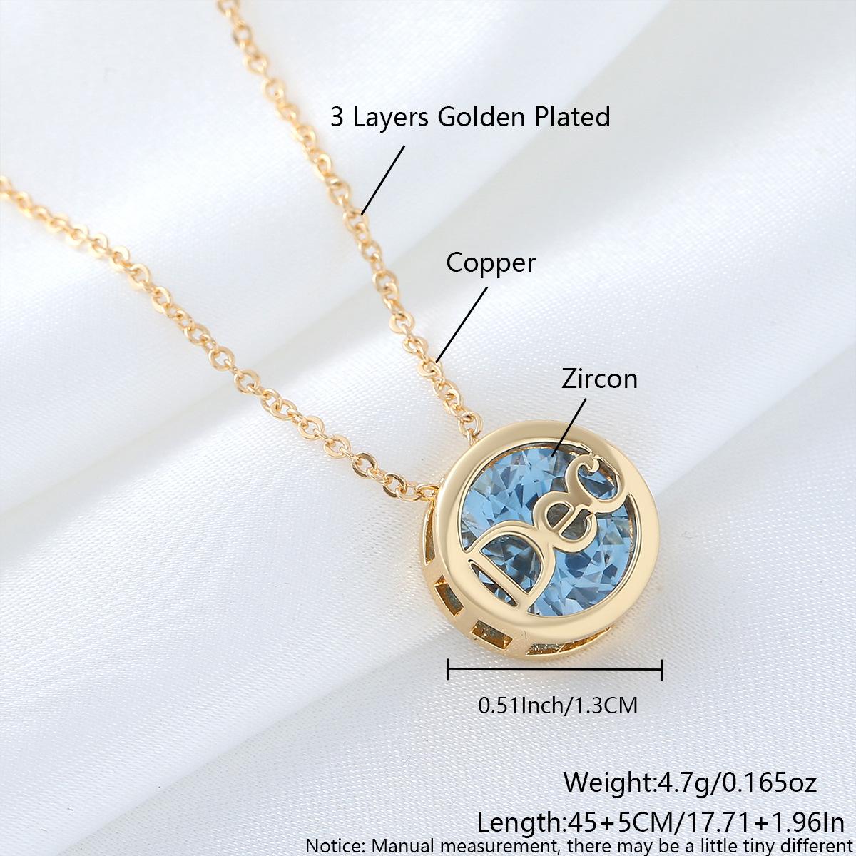 Double-sided Hollowed-out December Pendant Necklace - Versatile Twelve Birthstone Zircon Necklace December
Double-sided Hollowed-out December Pendant Necklace - Versatile Twelve Birthstone Zircon Necklace December