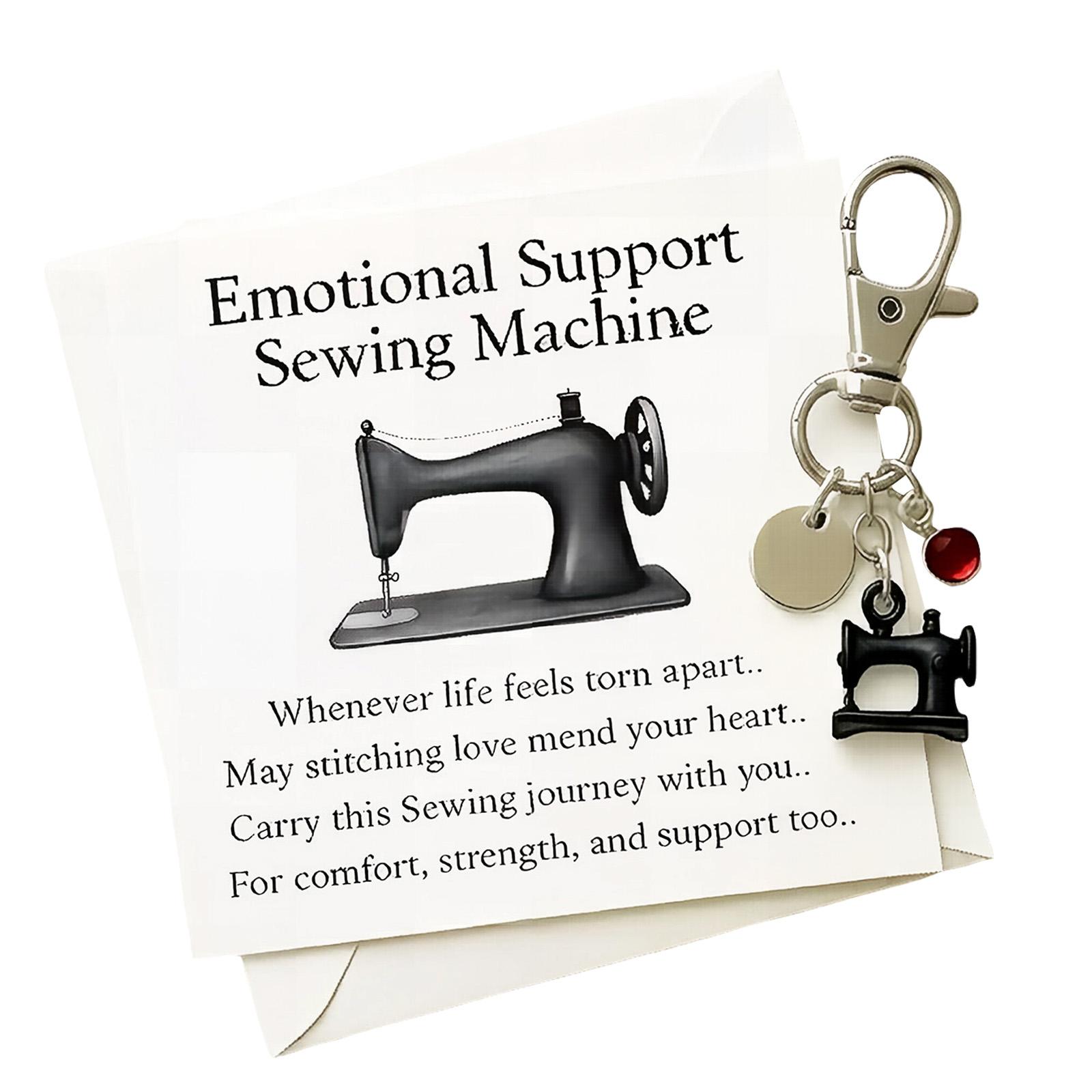 Emotional Support Sewing Machine Keychain Handmade Charm Pendant for Sewing Enthusiasts Inspirational Gift for Crafters and Sewing Lovers One Size чёрный
Emotional Support Sewing Machine Keychain Handmade Charm Pendant for Sewing Enthusiasts Inspirational Gift for Crafters and Sewing Lovers One Size чёрный