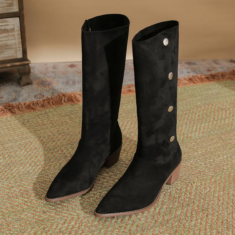 H539-1 Осенне-зимние универсальные новые однотонные ботинки, но замшевые ботфорты, женские модные ботинки с боковой пряжкой, женские 39 чёрный
H539-1 Осенне-зимние универсальные новые однотонные ботинки, но замшевые ботфорты, женские модные ботинки с боковой пряжкой, женские 39 чёрный