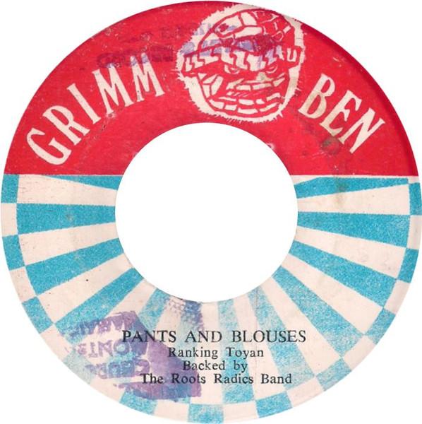7inch Record TOYAN - Pants And Blouses GGR2590 Grimm Ben 1981 Jamaica Reggae, Ska & Dub Used
7inch Record TOYAN - Pants And Blouses GGR2590 Grimm Ben 1981 Jamaica Reggae, Ska & Dub Used