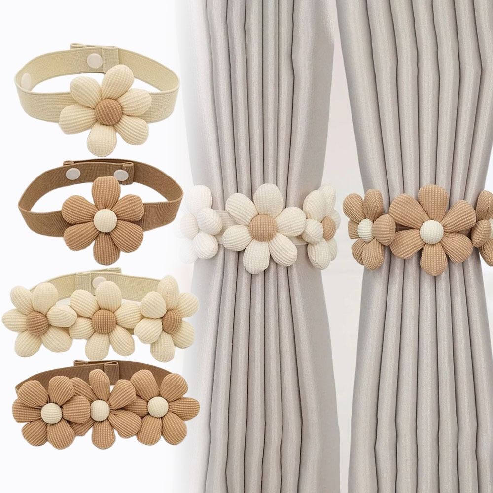 New Elastic Band Curtain Tieback Flower Shape Cartoon Window Curtain Buckles Magnetic Buckle Curtain Rope Holders Home Decor
New Elastic Band Curtain Tieback Flower Shape Cartoon Window Curtain Buckles Magnetic Buckle Curtain Rope Holders Home Decor