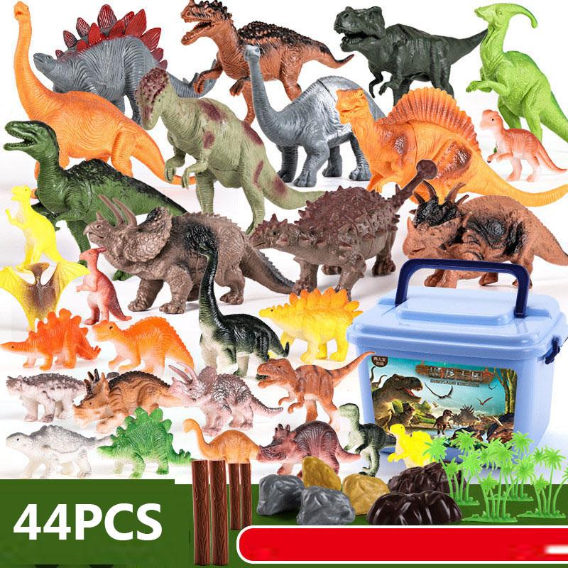 44Pcs Jurassic Dinosaurs Set Simulation Tyrannosaurus Rex Pterodactyl Stegosaurus Model Action Figure Children Toy Gift With Box
44Pcs Jurassic Dinosaurs Set Simulation Tyrannosaurus Rex Pterodactyl Stegosaurus Model Action Figure Children Toy Gift With Box