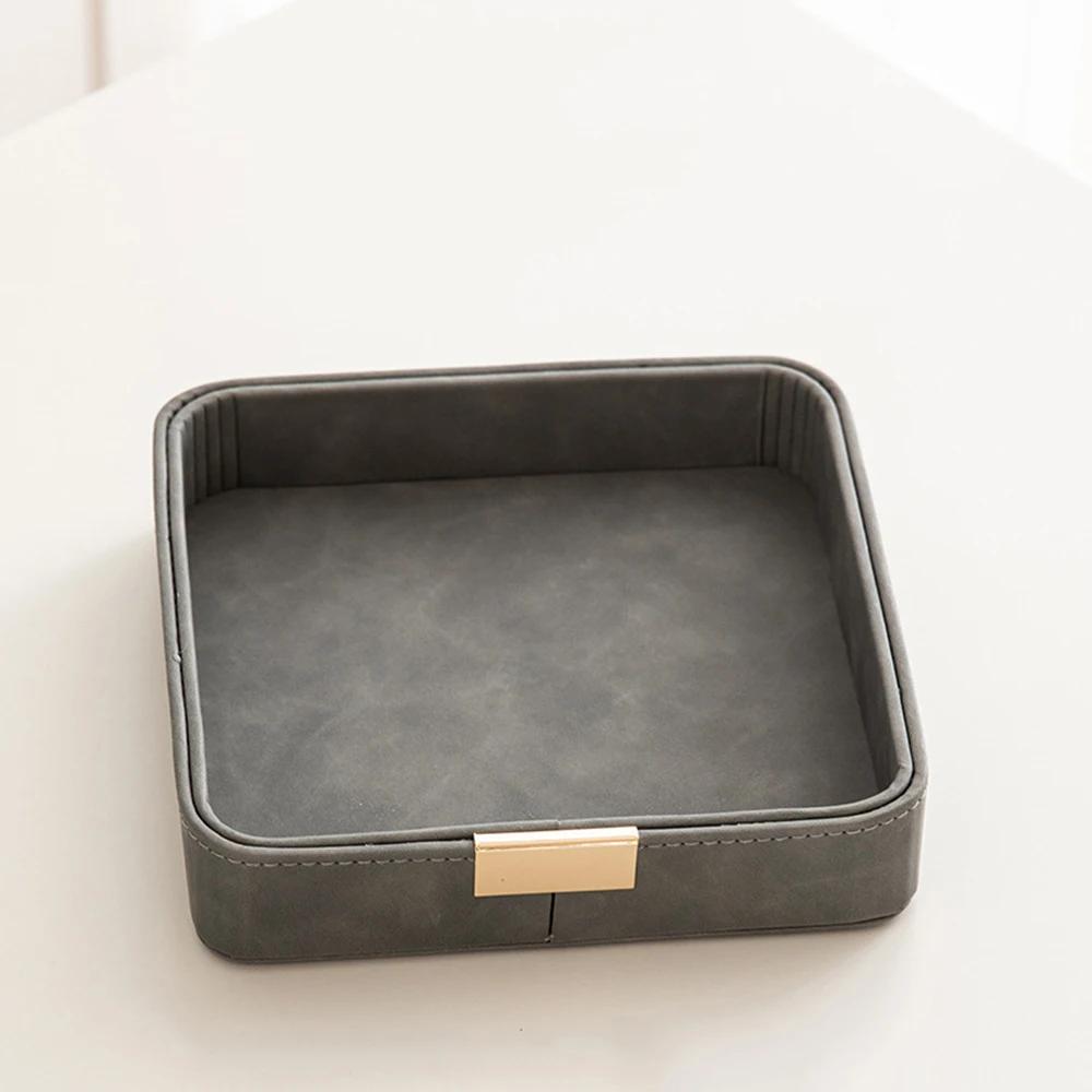 Desktop Miscellaneous Items Sorting Box Leather Storage Tray Jewelry Tray Aromatherapy Entrance Key Storage Box серый
Desktop Miscellaneous Items Sorting Box Leather Storage Tray Jewelry Tray Aromatherapy Entrance Key Storage Box серый