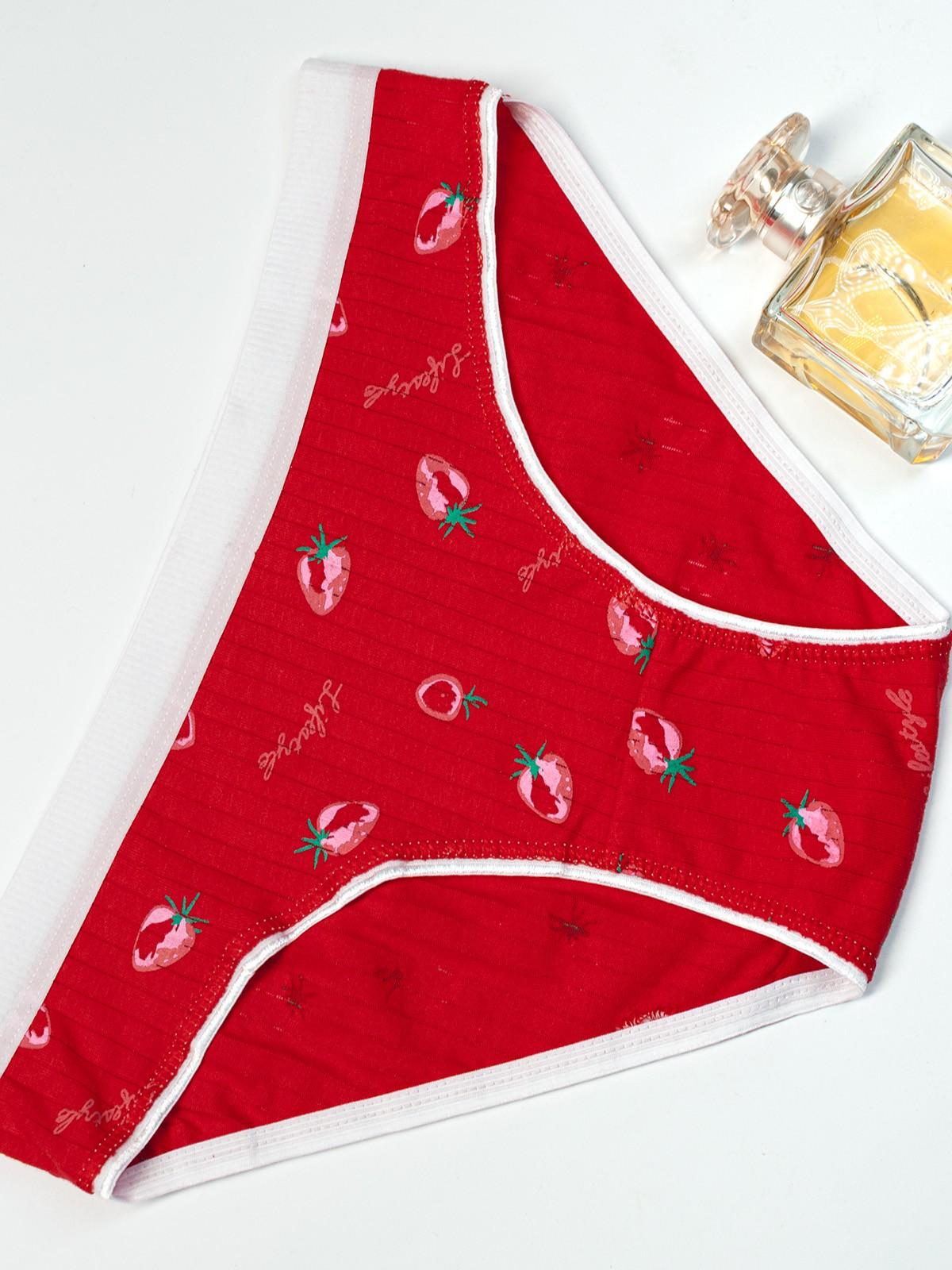 Бавовняні принтовані трусики з широкою гумкою ISSA Plus червоний
Бавовняні принтовані трусики з широкою гумкою ISSA Plus червоний