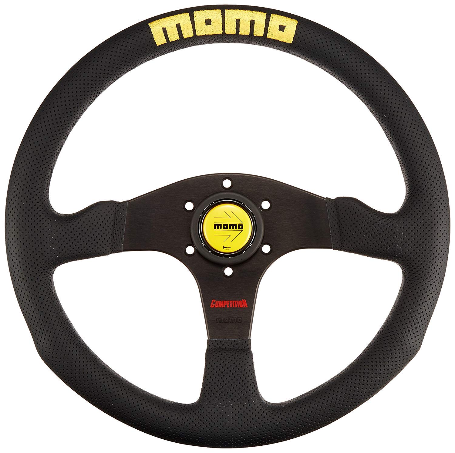 MOMO Competition Steering Black Air Wheel, Spokes/Black Leather, 320mm, C-70
MOMO Competition Steering Black Air Wheel, Spokes/Black Leather, 320mm, C-70