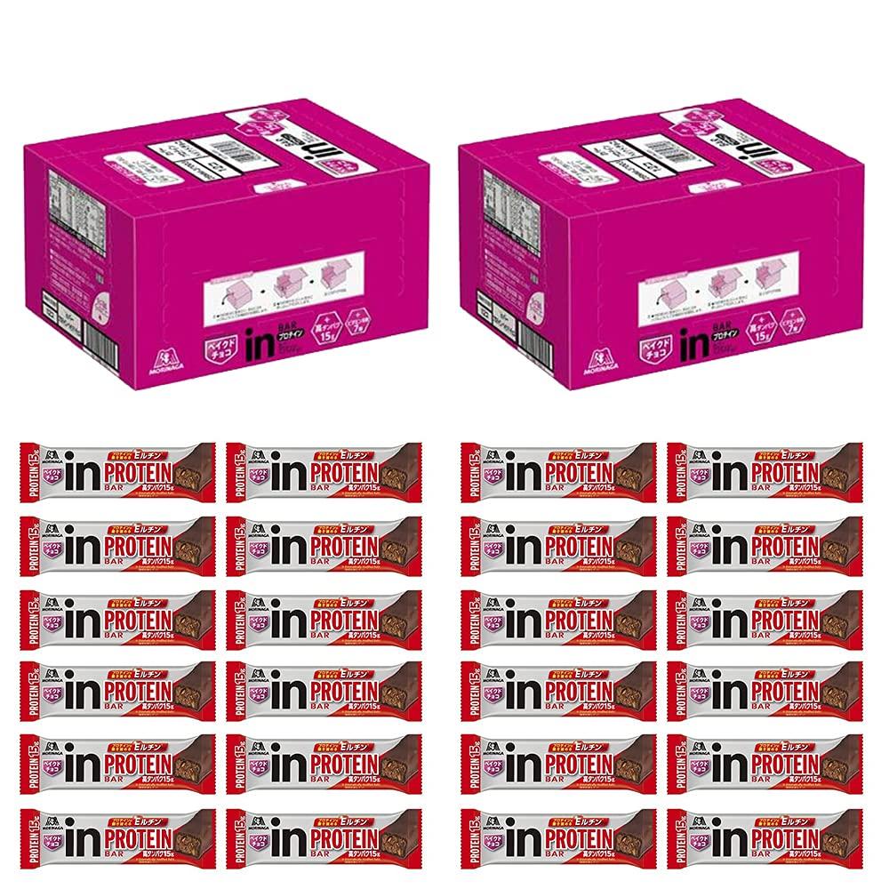 Моринага в батончике с протеиновым запеченным шоколадом, 12 шт. x 2 набора