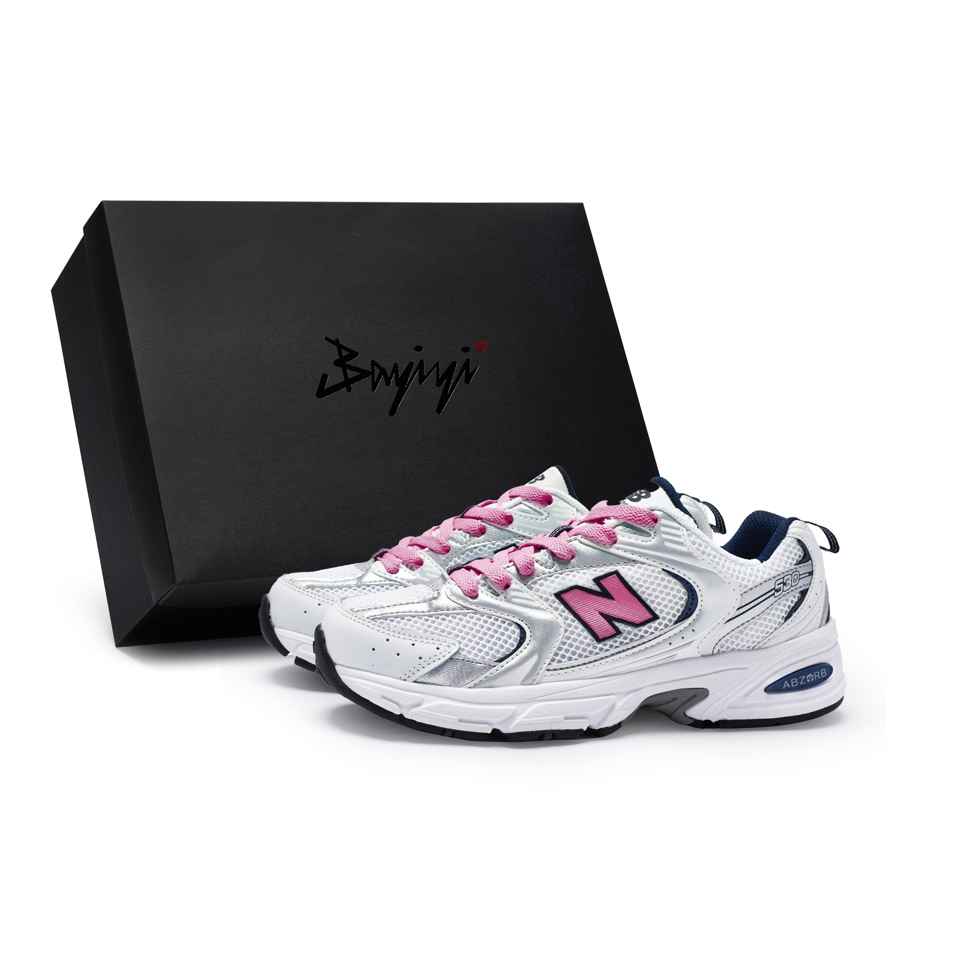 New Balance NB 530 Cushioning Slip Resistant Breathable Low top Running Shoes Unisex White Silver Rose Red MR530SG(Team80-S-BOX) 36
New Balance NB 530 Cushioning Slip Resistant Breathable Low top Running Shoes Unisex White Silver Rose Red MR530SG(Team80-S-BOX) 36