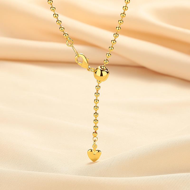 Регулируемое колье 2,4 мм, цепочка для свитера с круглыми бусинами
Регулируемое колье 2,4 мм, цепочка для свитера с круглыми бусинами