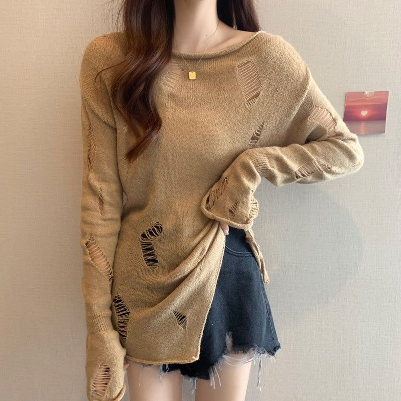 2026 Y2k Aesthetic Knitted Sweater Women Japanese Sweet Hollow Out Solid Jumpers Ladies Elegant Casual Split Crop Tops Winter XL золотий
2026 Y2k Aesthetic Knitted Sweater Women Japanese Sweet Hollow Out Solid Jumpers Ladies Elegant Casual Split Crop Tops Winter XL золотий