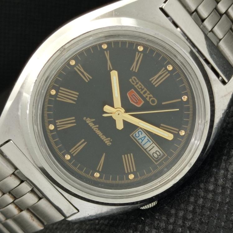 USED VINTAGE SEIKO 5 AUTO 7009A JAPAN MENS D/D BLACK WATCH 608e-a315928-2 SKU608e-a315928
USED VINTAGE SEIKO 5 AUTO 7009A JAPAN MENS D/D BLACK WATCH 608e-a315928-2 SKU608e-a315928