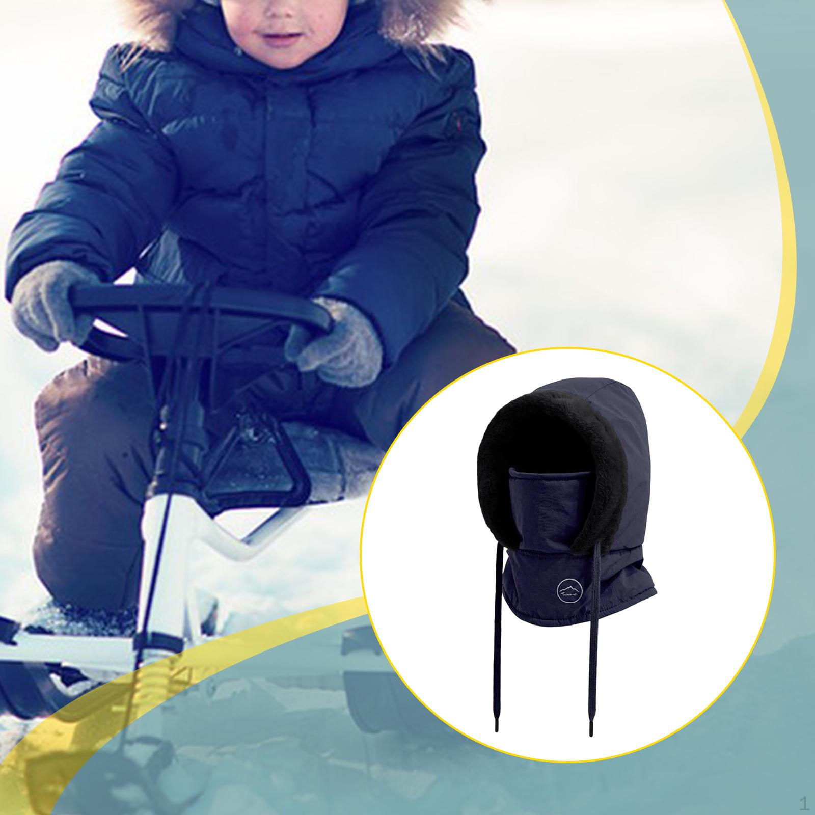Hood Ski Balaclava Cold Weather Thick Thermal Face Cover Cycling Neck Warmer for Running Snowboard Dark blue kids
Hood Ski Balaclava Cold Weather Thick Thermal Face Cover Cycling Neck Warmer for Running Snowboard Dark blue kids
