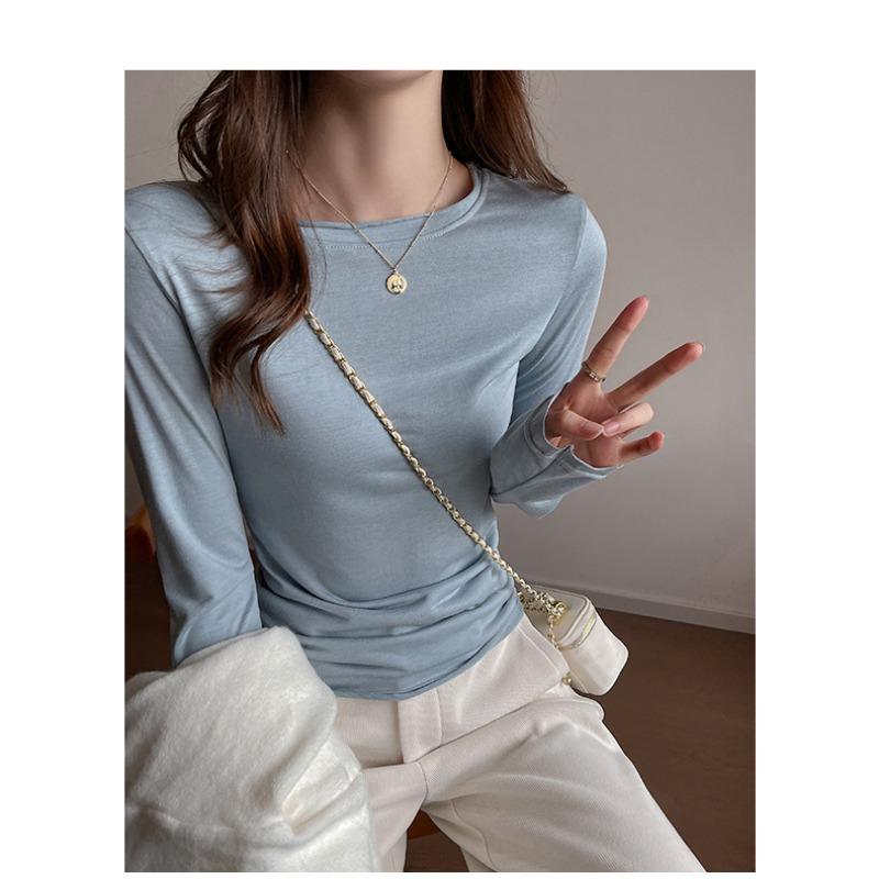Carefully Selected Korean Style Lazy Style Long-sleeved Bottoming Shirt for Women in Autumn and Winter White Inner Layer L синій
Carefully Selected Korean Style Lazy Style Long-sleeved Bottoming Shirt for Women in Autumn and Winter White Inner Layer L синій