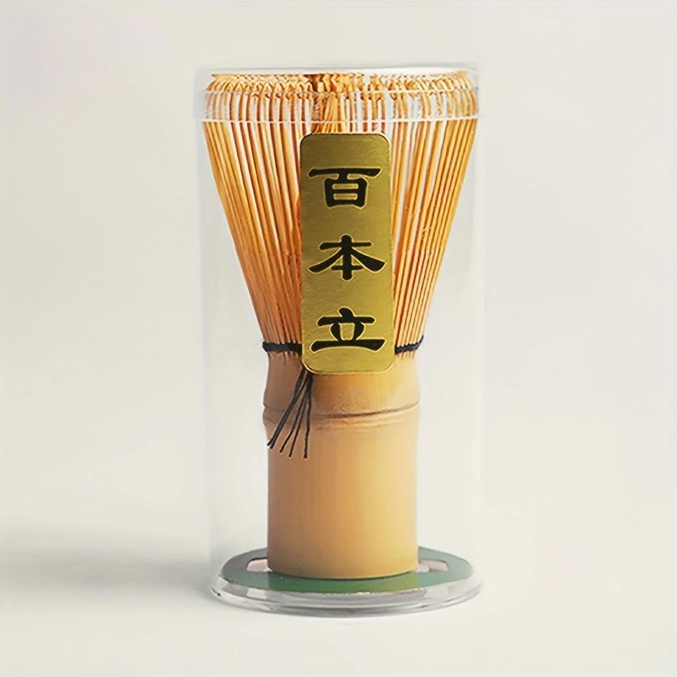 Golden Bamboo Matcha Whisk, 100 Prongs Traditional Japanese Chasen Stirrer
Golden Bamboo Matcha Whisk, 100 Prongs Traditional Japanese Chasen Stirrer