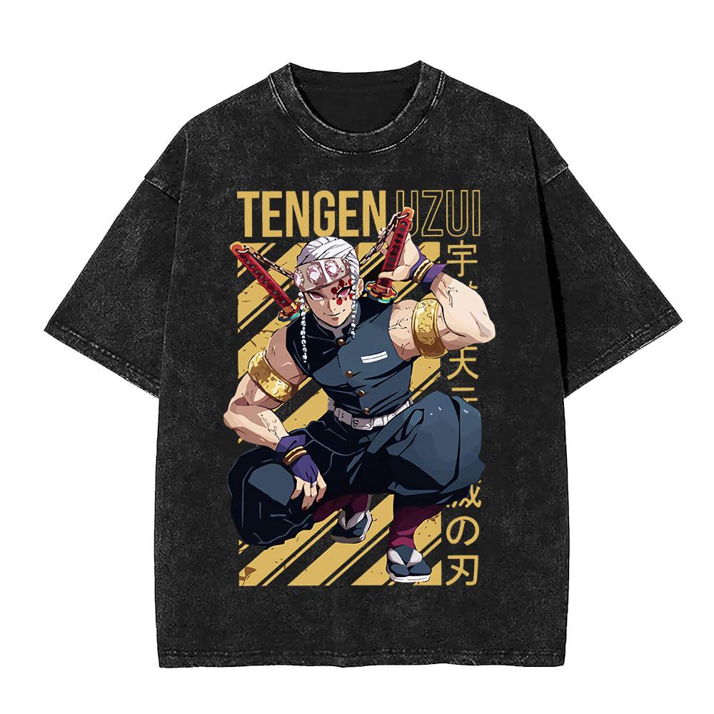 Washed Vintage Kimetsu No Yaiba Anime Demon Slayer TShirt Tengen Uzui Manga Graphic Tee Shirt Mens Casual Tshirts Oversized S
Washed Vintage Kimetsu No Yaiba Anime Demon Slayer TShirt Tengen Uzui Manga Graphic Tee Shirt Mens Casual Tshirts Oversized S